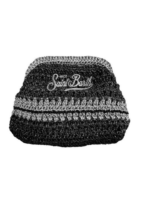 lurexBorsa Mc2 Saint Barth Crochet poch lurex nera argento tracolla MC2 SAINT BARTH | Borse | CROCHETPOCHN06358H00